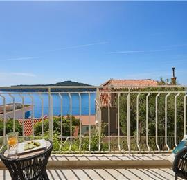 3 Bedroom Apartment with 2 Balconies near Dubrovnik Old Town, Sleeps 5-6